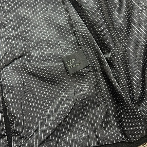 Worthington asymmetrical wool front zip coat. Black. Small. Like new. - Picture 10 of 13